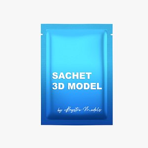Sachet 3D model