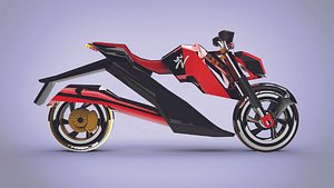 SCI FI bike Zx 3D model
