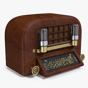 Vintage Radio 3D Model