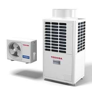 Toshiba Daiseikai SMMS TRF SYSTEM air conditioner climate control exetior condition outdoor split pump inverter roof top wall cooling device