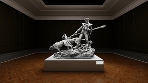 Art Museum Gallery Interior 8 - UE5 - BLEND