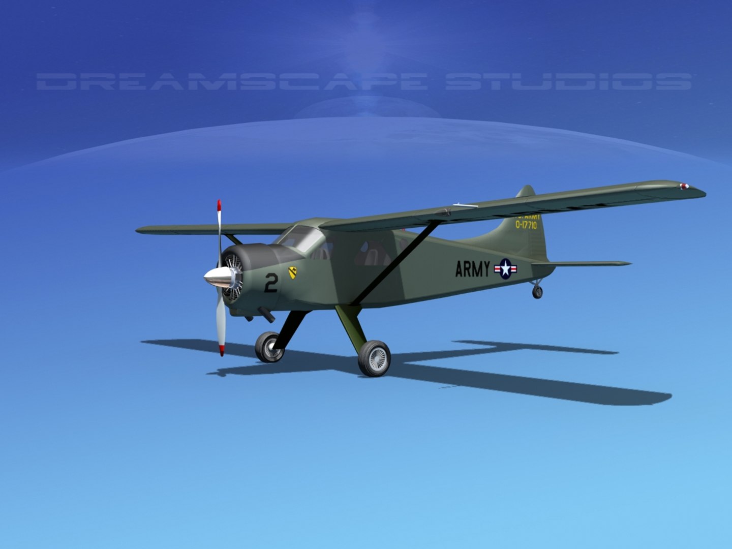 3d Dehavilland Beaver Army