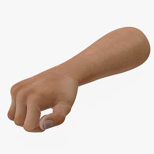 Caucasian Man Hand Fist model