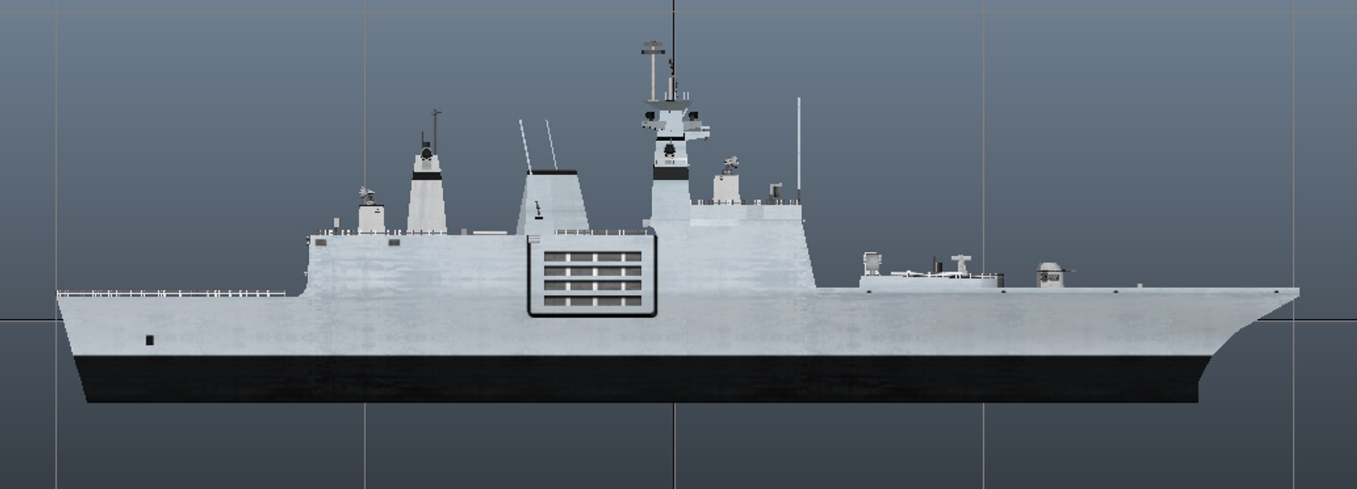 Shivalik Indian Navy Frigate Ship 3d Obj