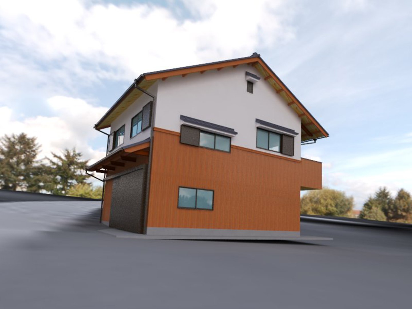 View simple house japan Concept