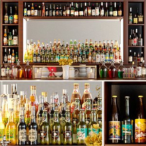 alcohol bar 3D