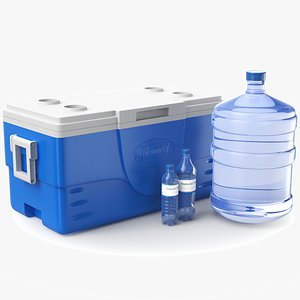 3D model Water Containers Collection