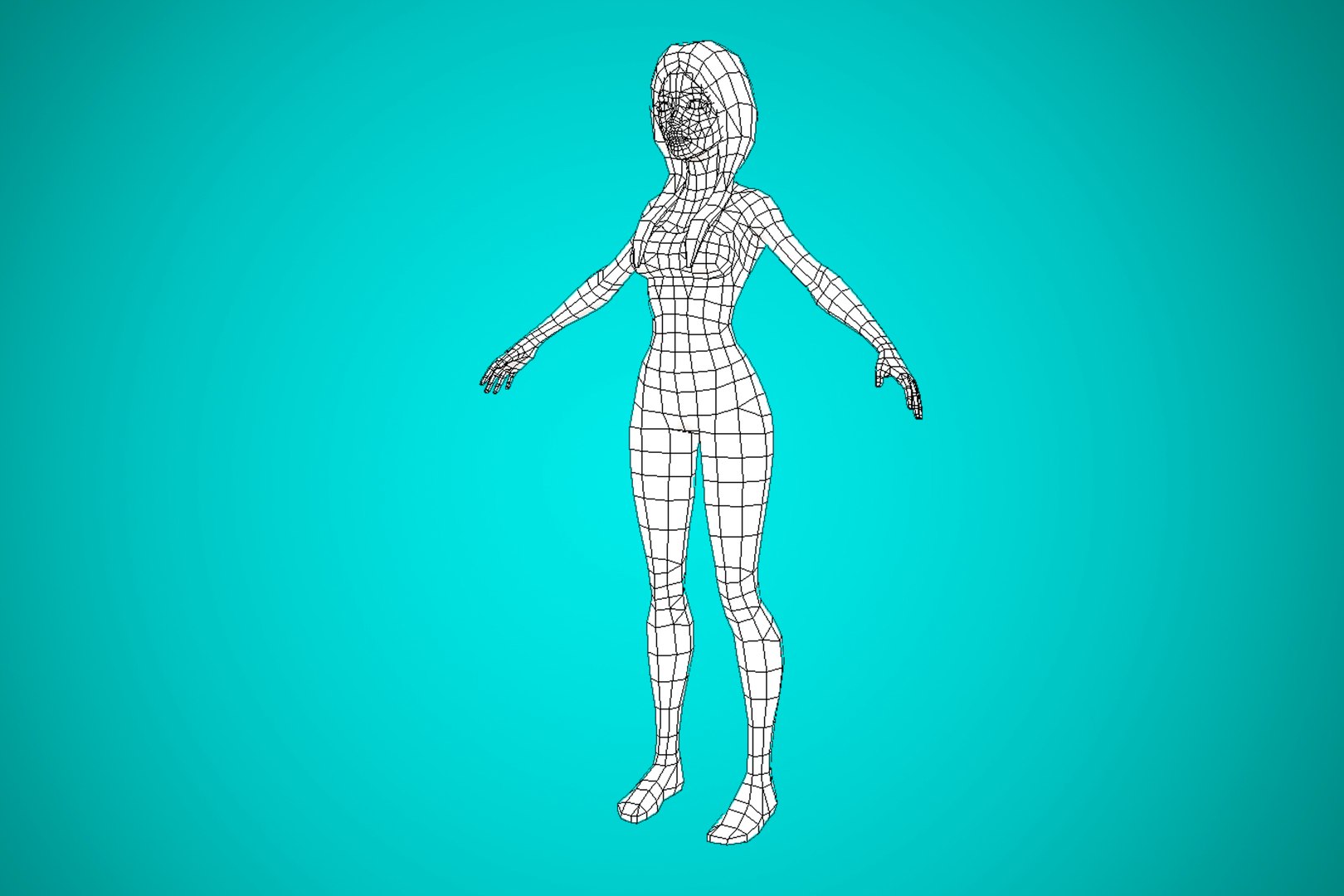 Ariel: Stylized Female Character - Game Ready Base mesh model https://p.turbosquid.com/ts-thumb/Cn/23rFbN/wv/wireframe/png/1624041808/1920x1080/fit_q87/2ac2720e332832cf5738fc90e696c3bb3c8e72d8/wireframe.jpg