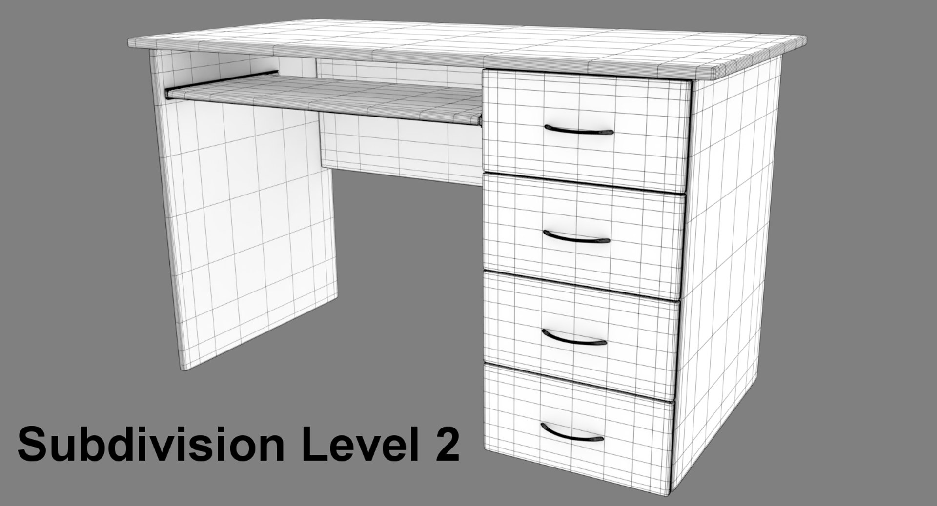 Photorealistic Desk 3D Model - TurboSquid 1251210