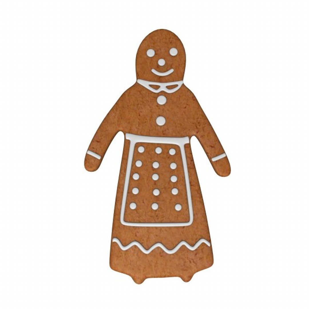 3d gingerbreads man woman