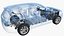 Extended range hybrid SUV chassis X-Ray