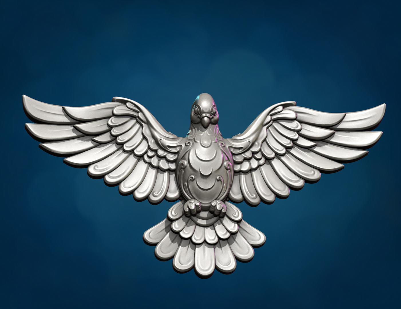 Pigeon Holy Spirit Printable Model - TurboSquid 2063580
