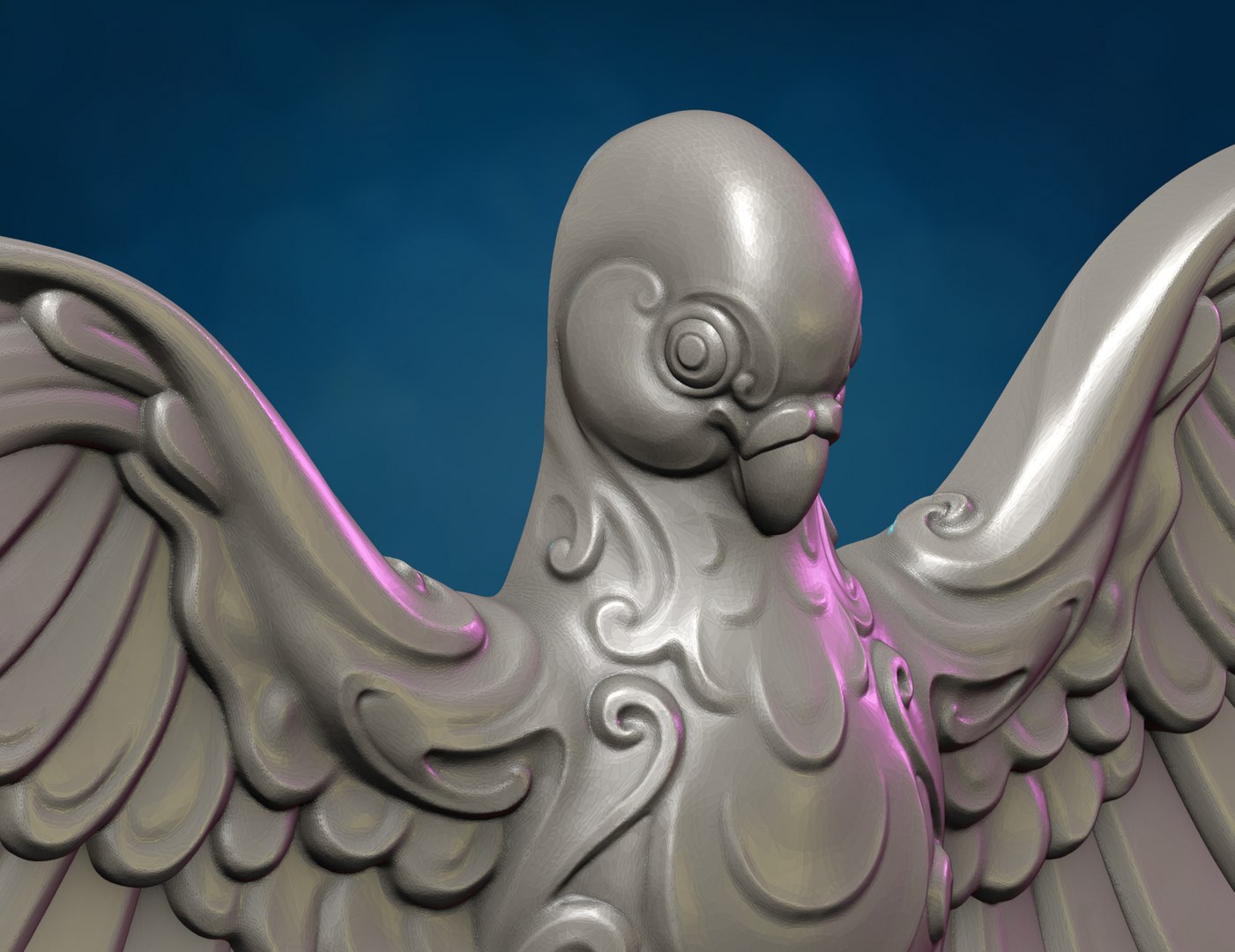 Pigeon Holy Spirit Printable Model - TurboSquid 2063580