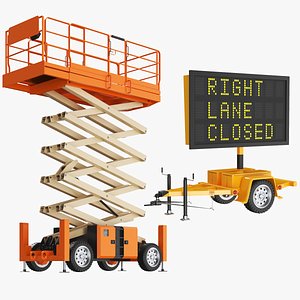 Detailed Two Construction Equipment