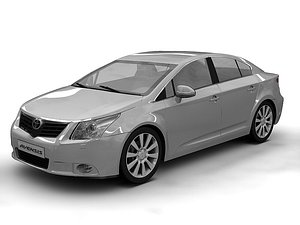 toyota avensis 3d model