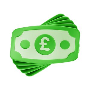Banknote Pound Fan Icon