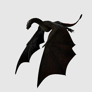 Dragon rigged 3D