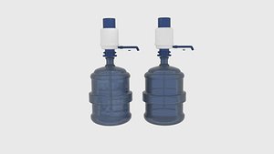 hand push dispenser 3D model
