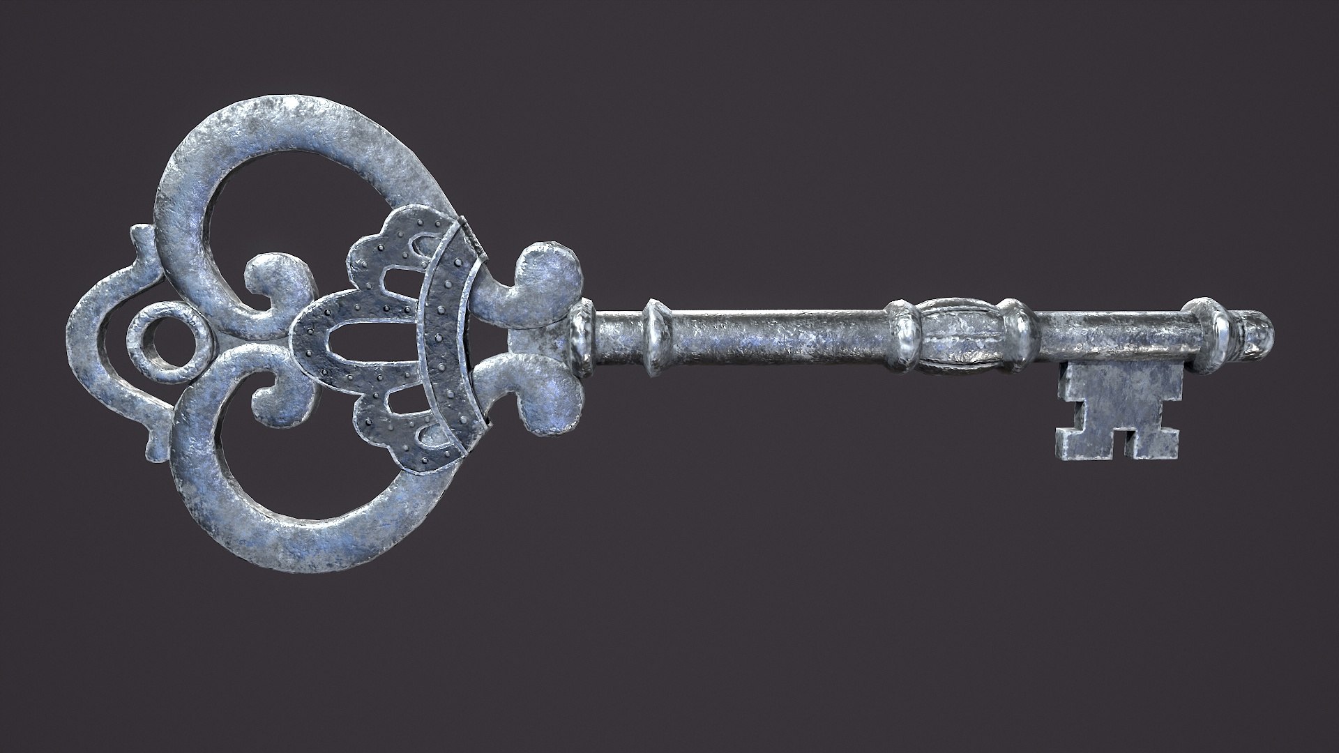 3D Medieval Skeleton Key 3 Model - TurboSquid 1758765