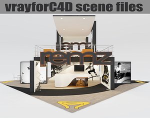 vrayforc4d scene files - 3D model