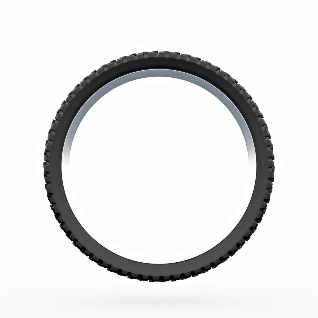 Bicycle MTB Tire And Wheel 3D Model TurboSquid 1897416