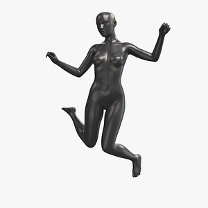 3D model Mannequin Female 001 Pose 19