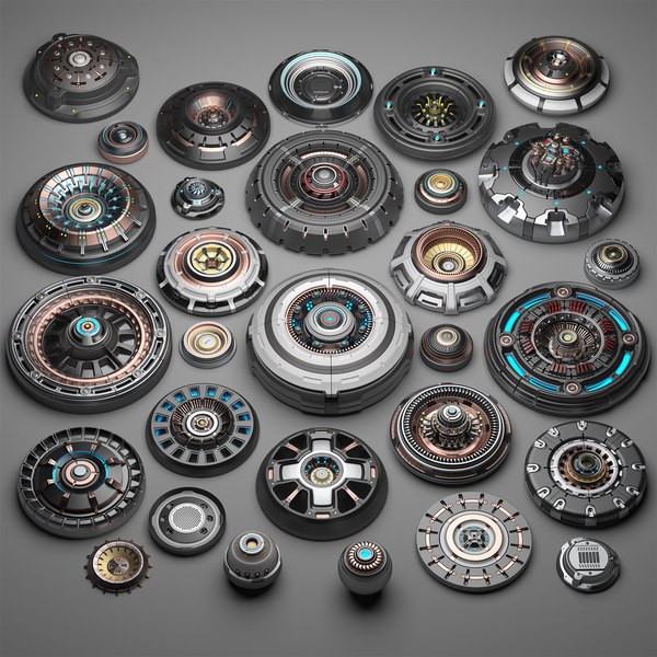 kitbash sci fi subdivision ready 3d model