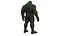 Kostenloses Marvel Abomination 3D-Modell, vollständig strukturiert