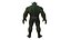 Kostenloses Marvel Abomination 3D-Modell, vollständig strukturiert