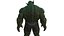 Kostenloses Marvel Abomination 3D-Modell, vollständig strukturiert