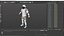 Hard-Shell Retro Spacesuit White