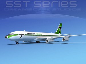707-320 boeing 707 3d max
