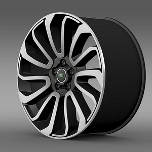 3d 3ds rangerover v8 rim