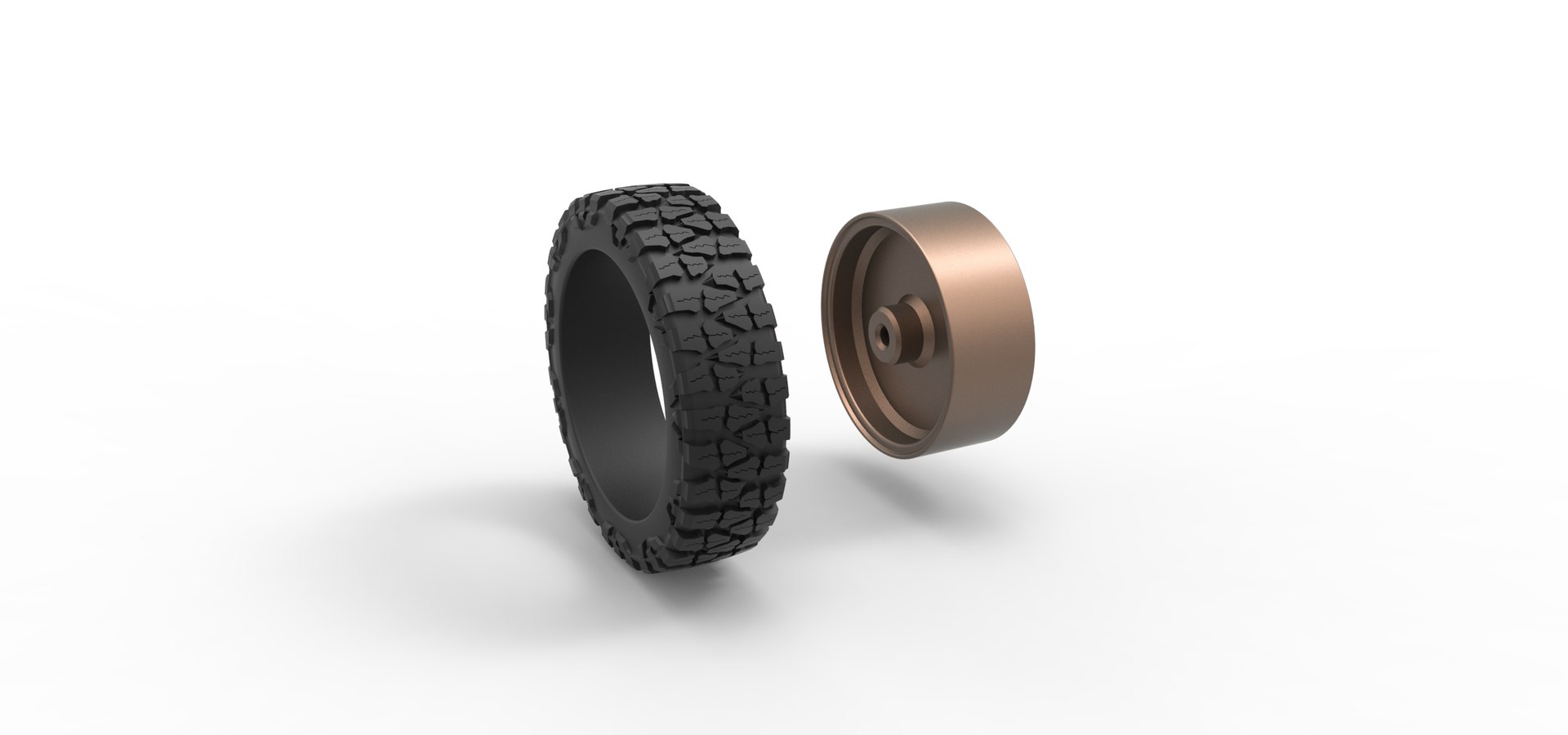 Diecast Front wire semi wheel for pickup Scale 1 to 25 3D - TurboSquid ...