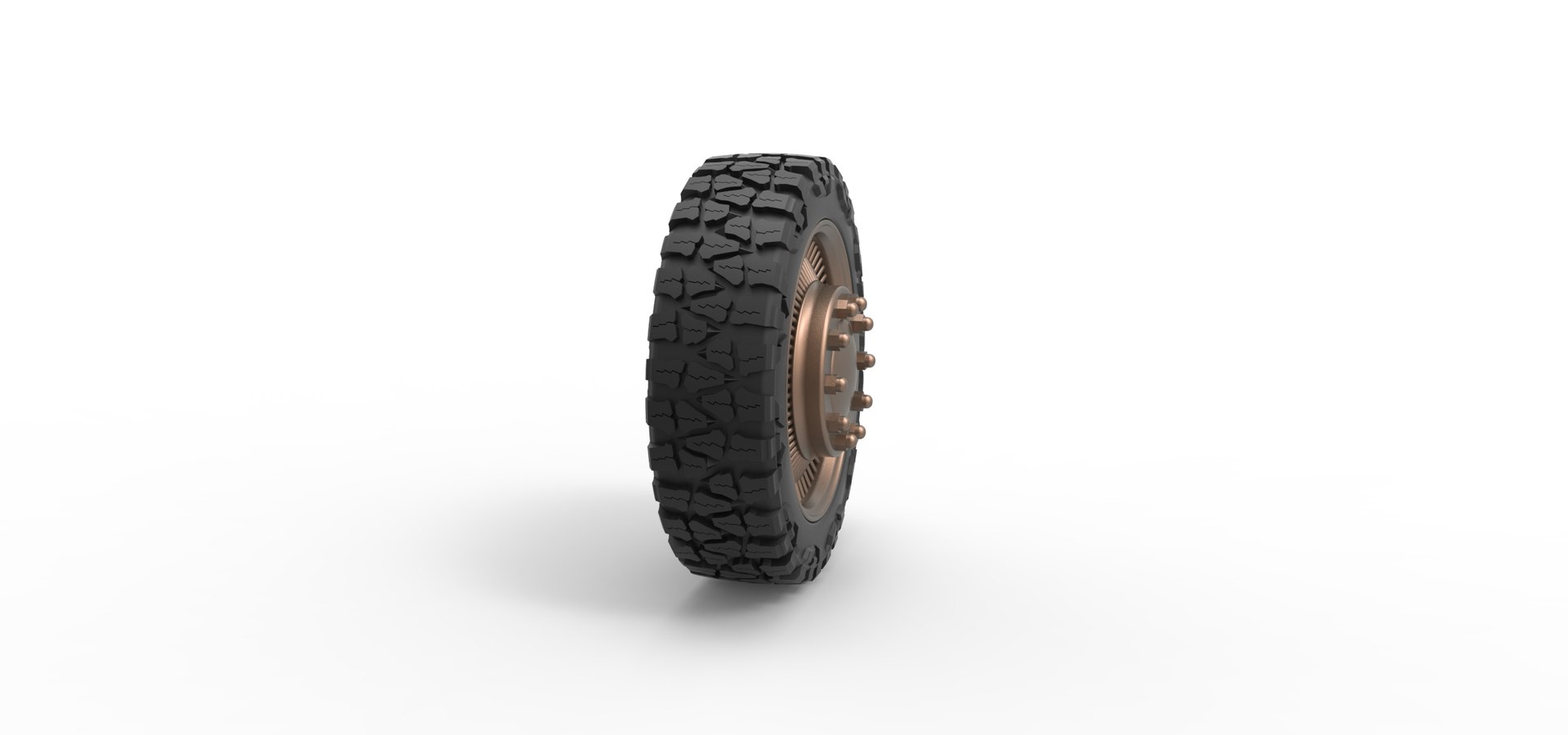 Diecast Front wire semi wheel for pickup Scale 1 to 25 3D - TurboSquid ...