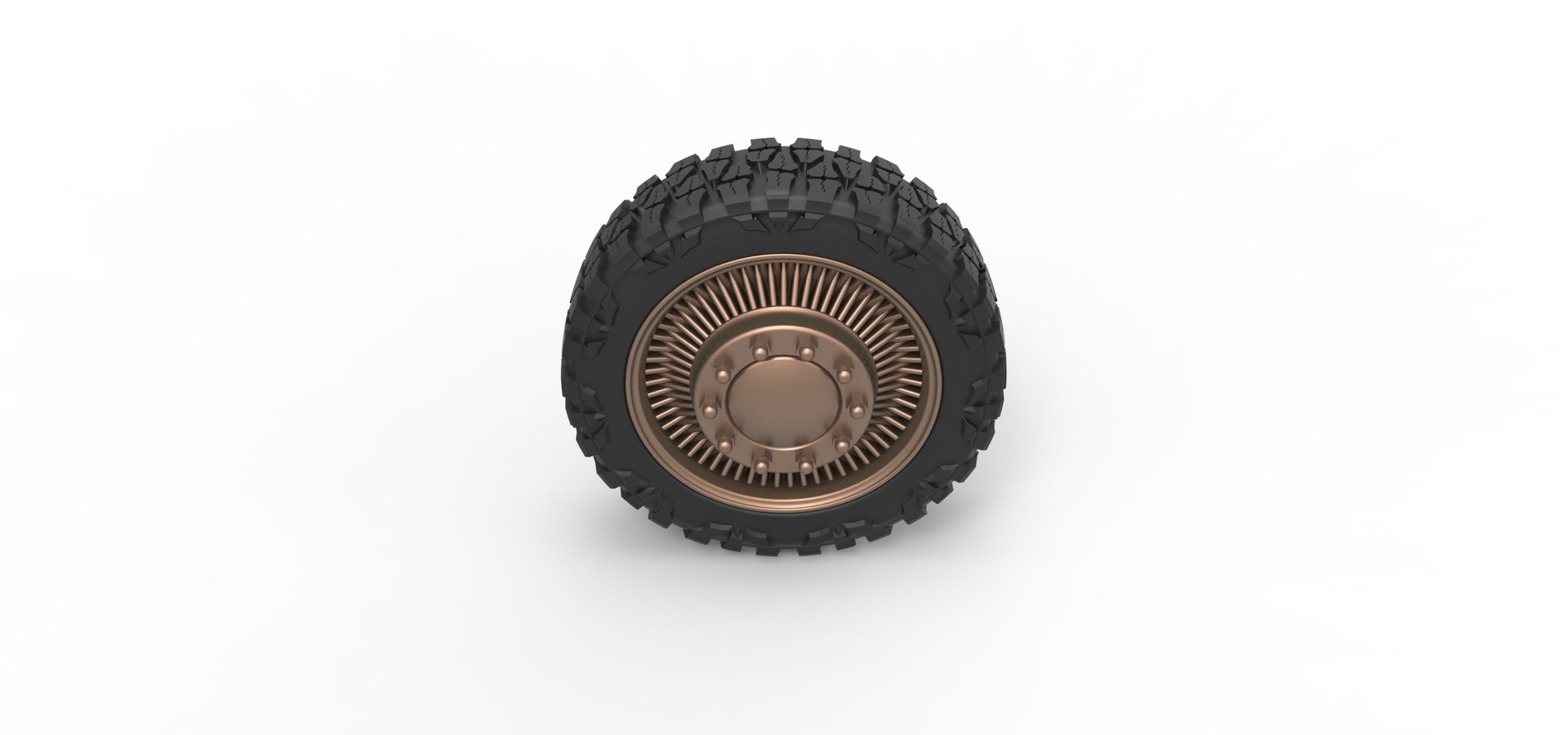 Diecast Front wire semi wheel for pickup Scale 1 to 25 3D - TurboSquid ...
