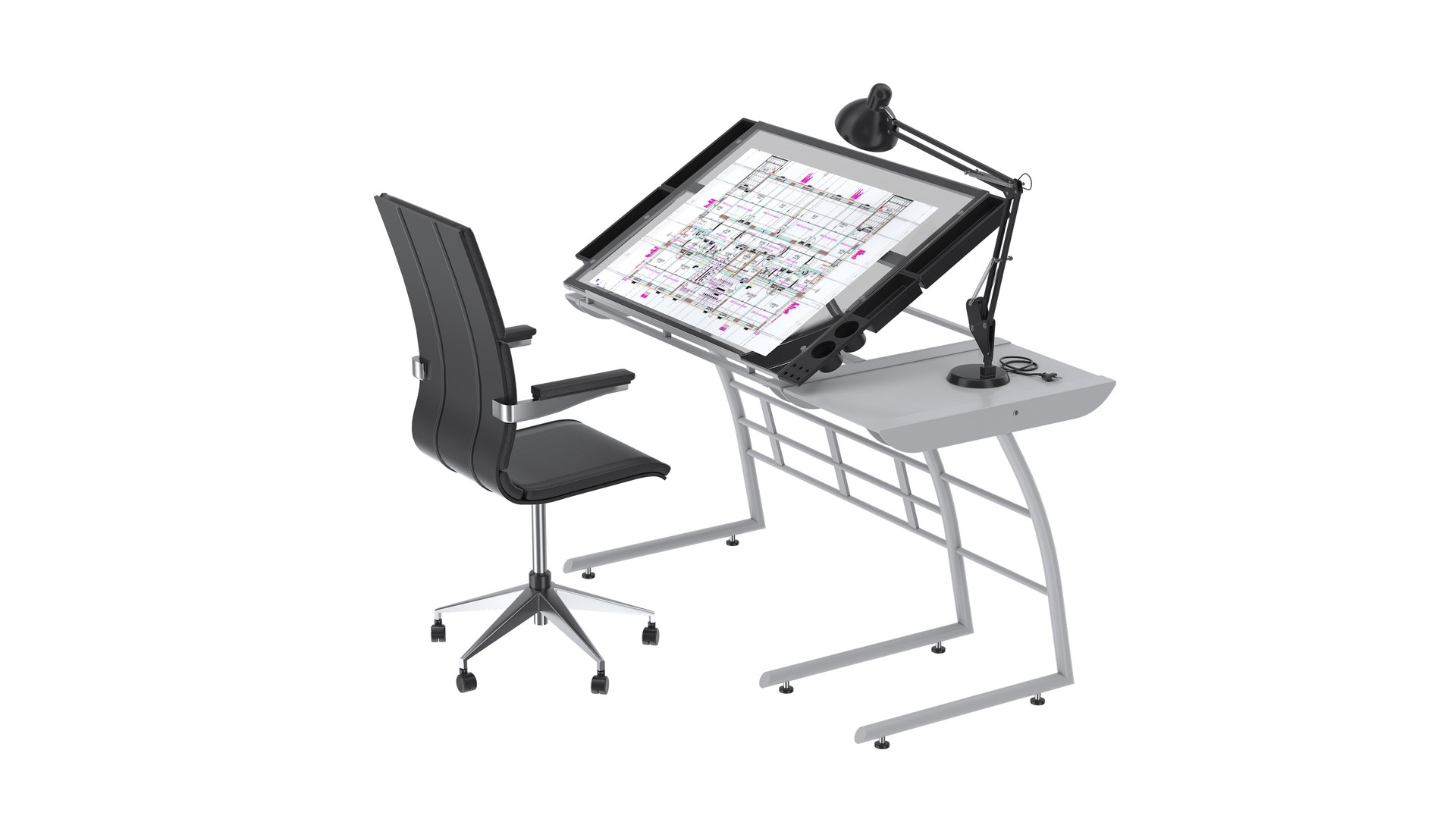 3D Drawing Table with Office Chair https://p.turbosquid.com/ts-thumb/Cn/i6j2Vm/w7/drawingtablewithofficechair15/jpg/1733098041/1920x1080/fit_q87/95d13c9466f75cec73f0d8d2ecd0606c3216a8e6/drawingtablewithofficechair15.jpg