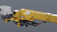 Telescopic Mobile Crane Realistic 25T Truck Crane