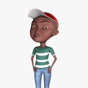 Cartoon Boy Rigged