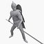 Low-poly Pikeman