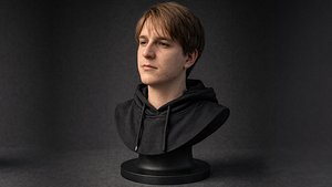 Famous Archaeologist Bust 3D model