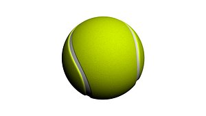 3d model of tennis ball