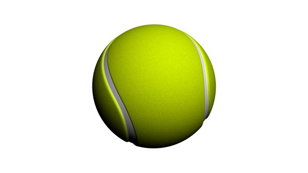 3d model of tennis ball