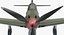 3D american wwii fighter aircraft model