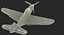 3D american wwii fighter aircraft model