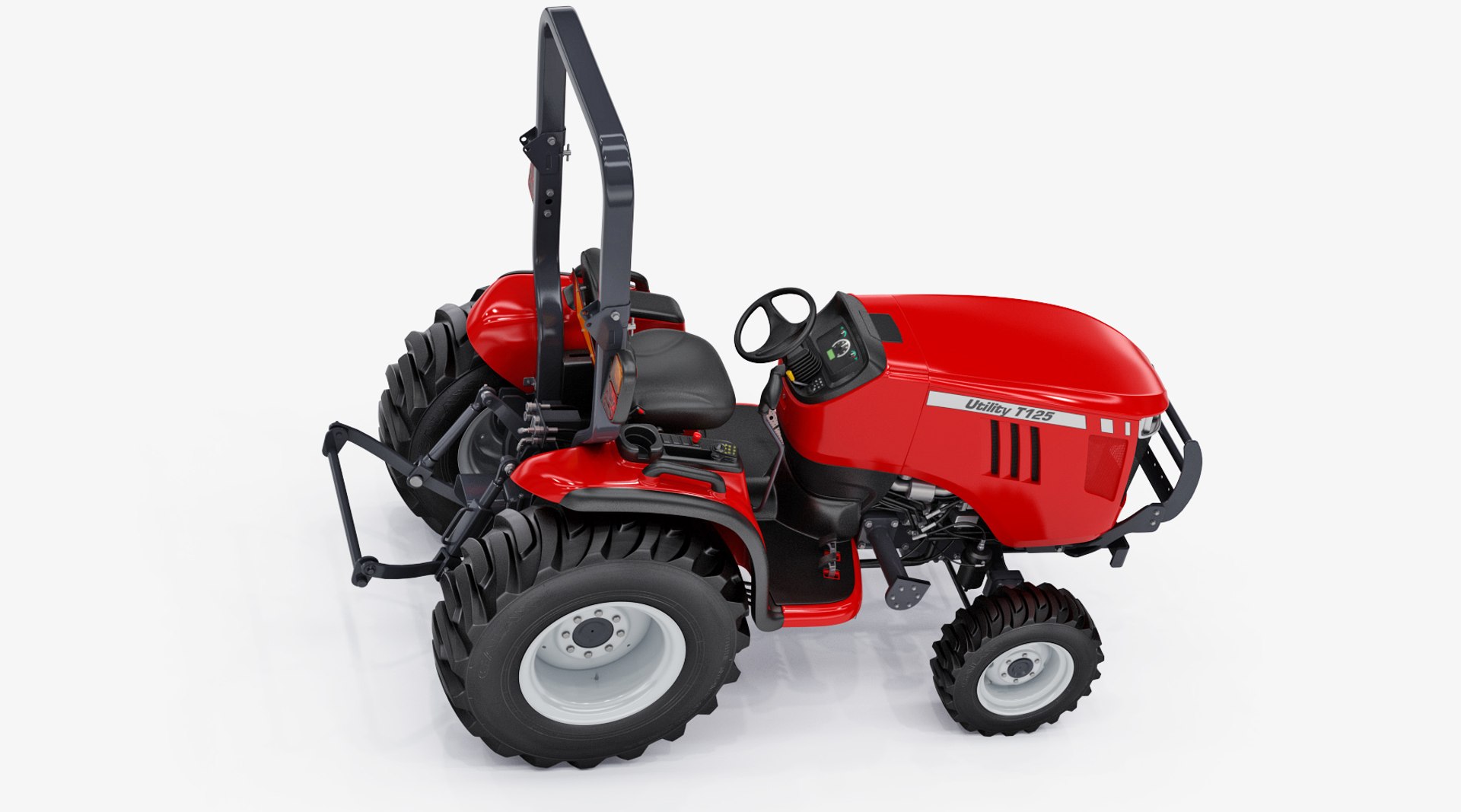 Wheel Compact Utility Tractor 3D - TurboSquid 1294669