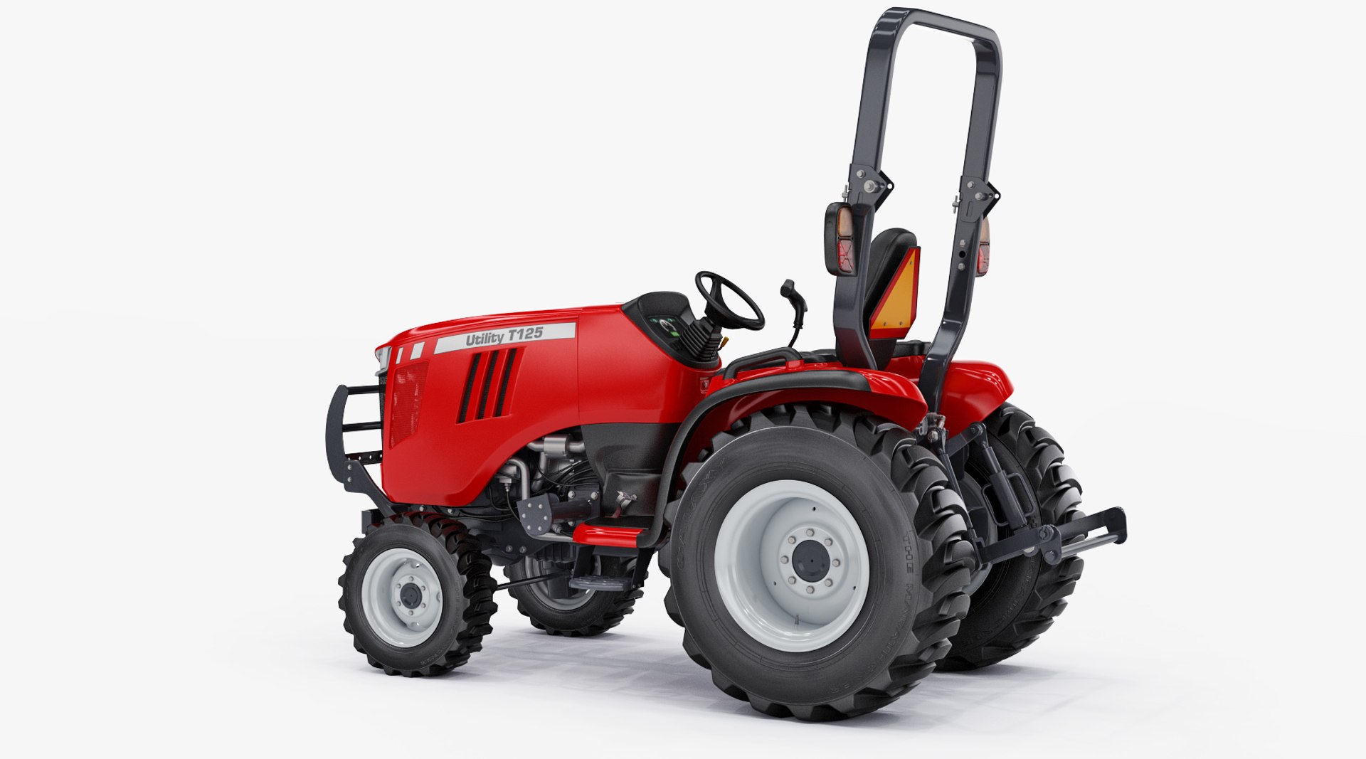 Wheel Compact Utility Tractor 3D - TurboSquid 1294669