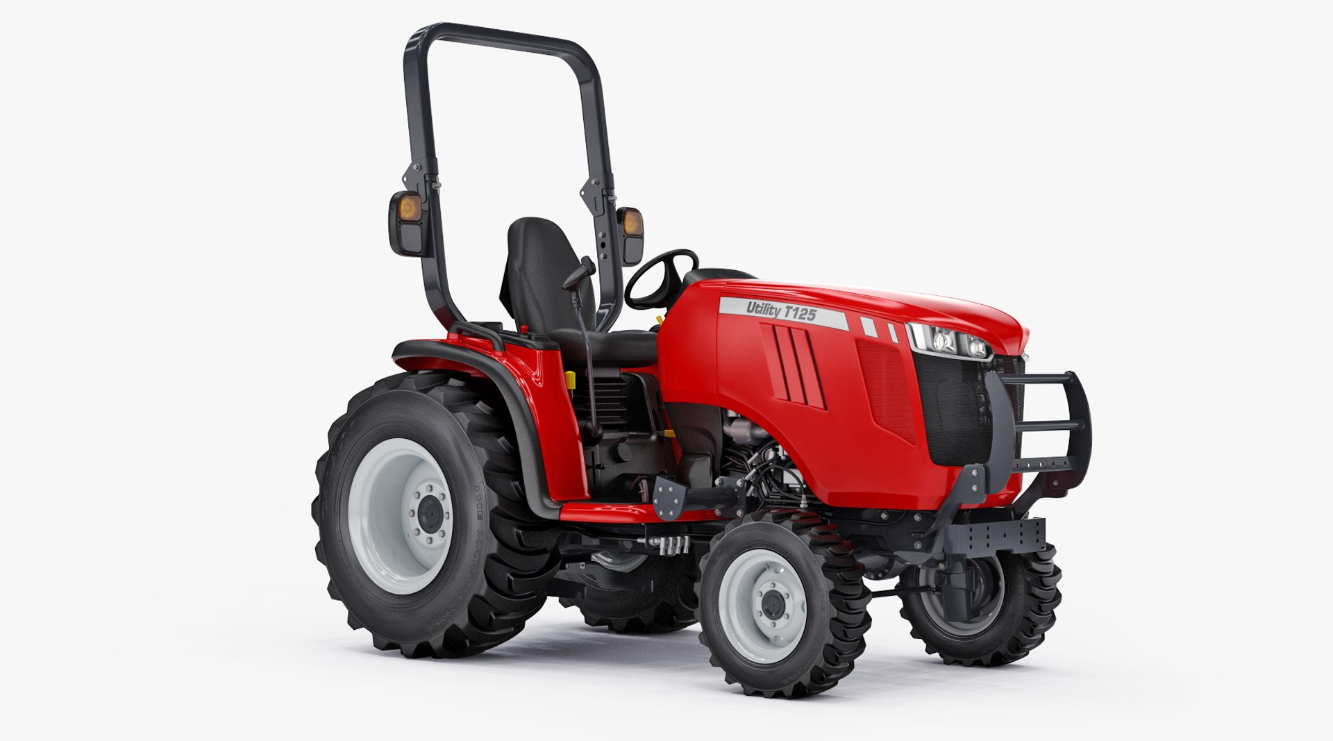 Wheel Compact Utility Tractor 3D - TurboSquid 1294669