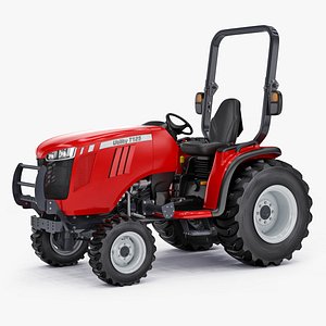 wheel compact utility tractor 3D