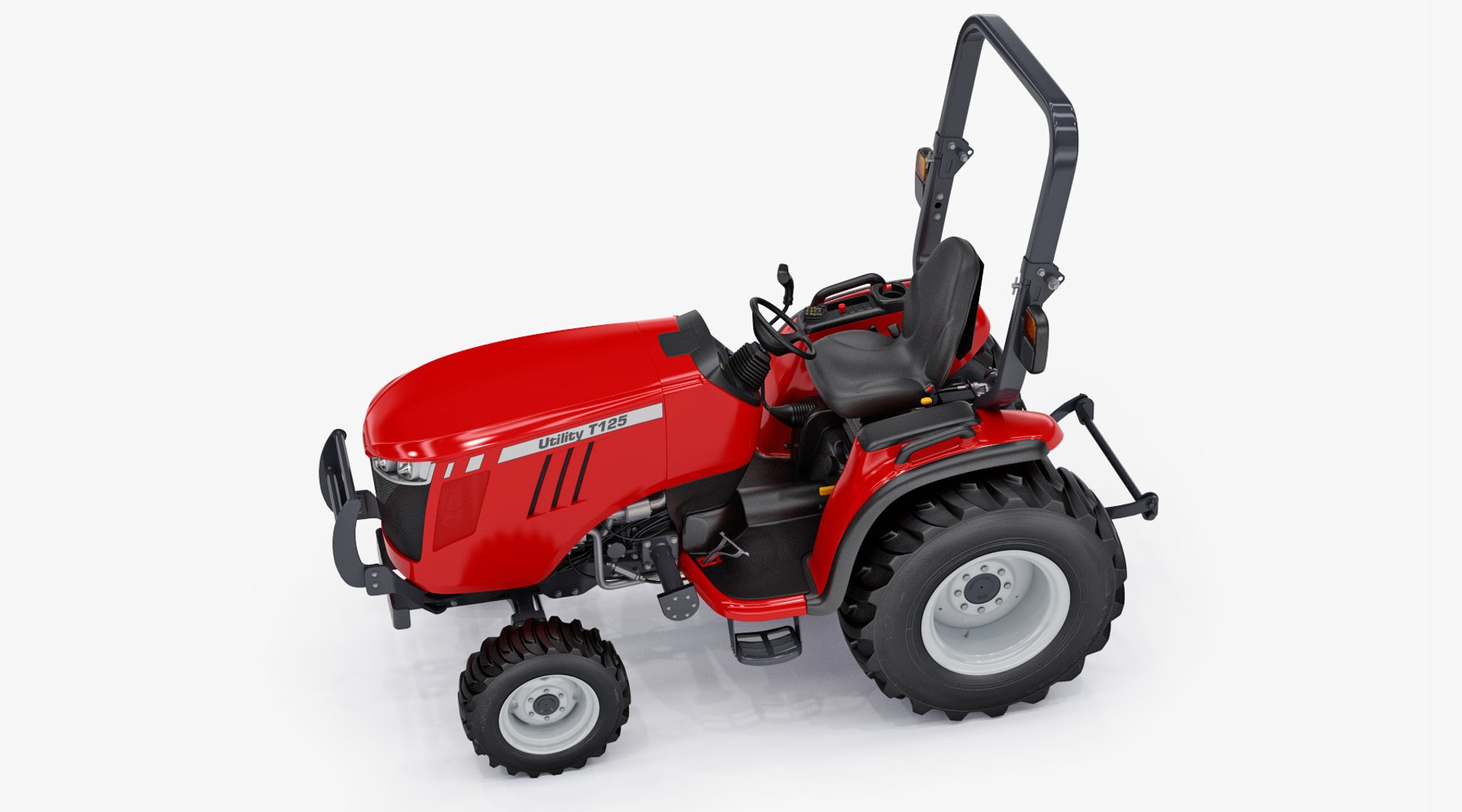 Wheel Compact Utility Tractor 3D - TurboSquid 1294669